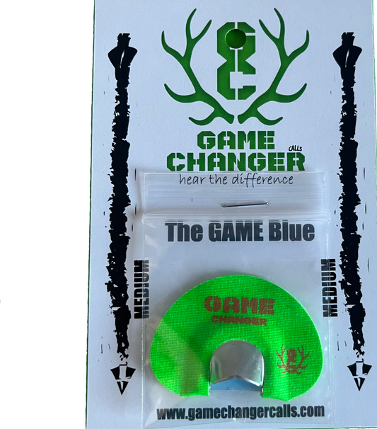 Game Changer & The GAME Elk Diaphragm BLUE  Reed Combo
