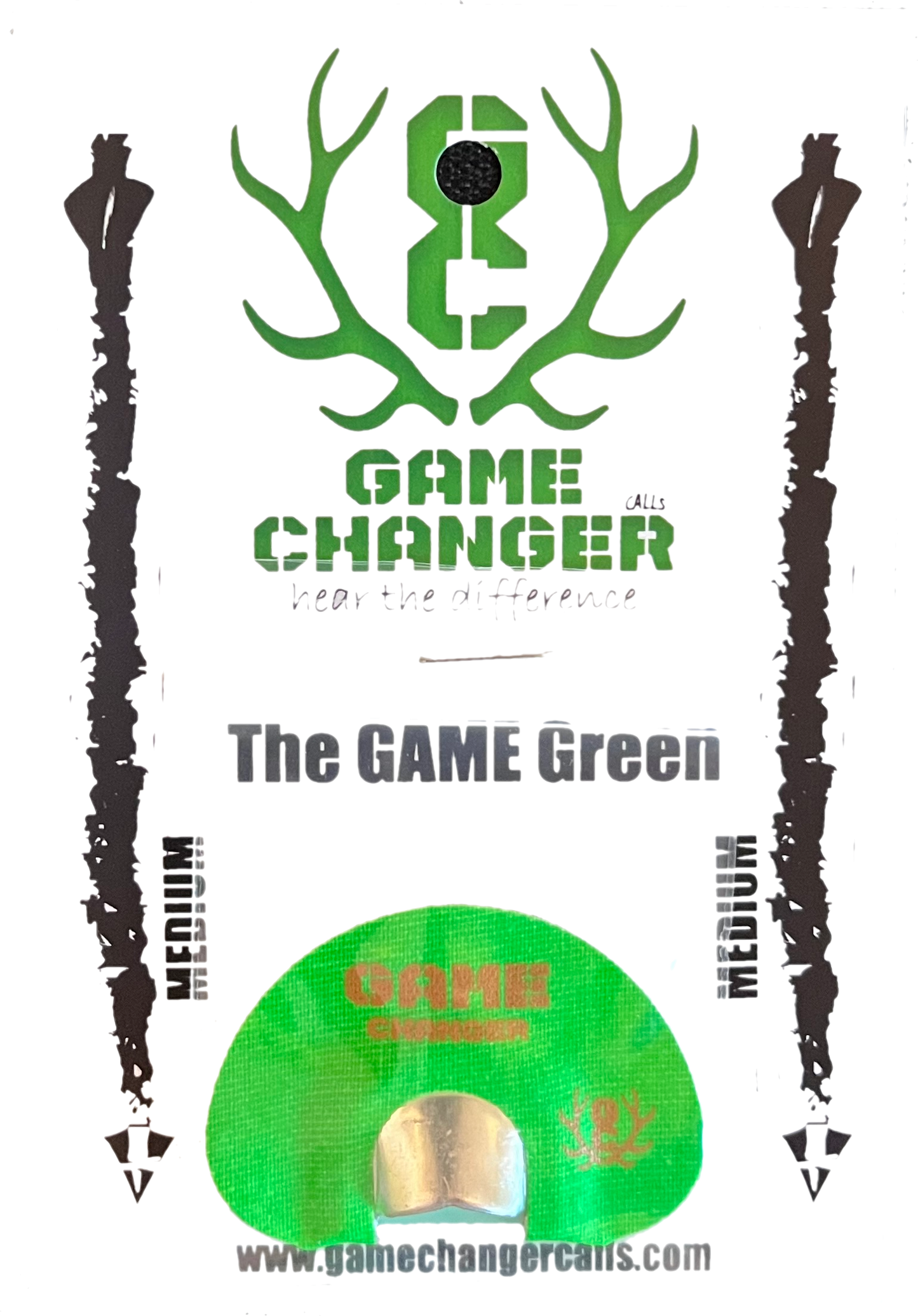 The GAME Diaphragm Elk Reed - GREEN