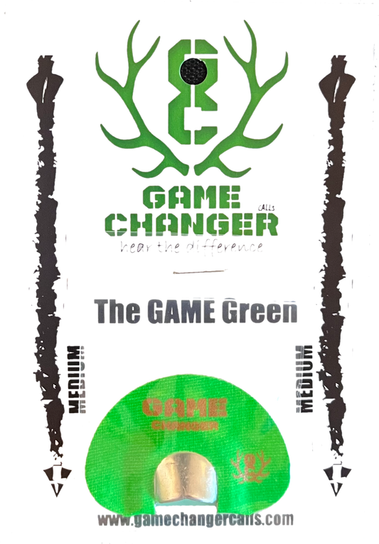 The GAME Diaphragm Elk Reed - GREEN