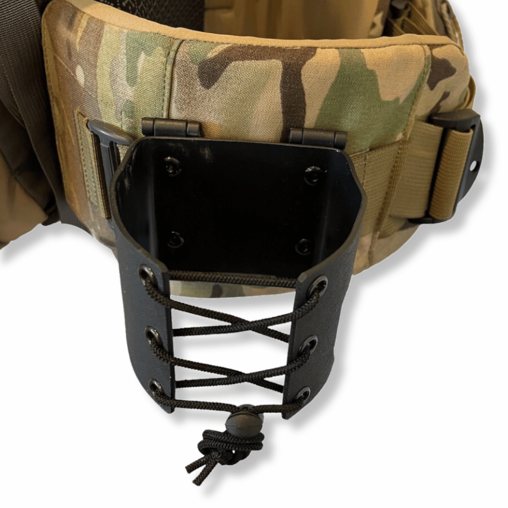 Bend-Able V2 Adjustable Bugle Tube/ Water Bottle Holder – Secure, Silent Carry for Elk Callers | Fits Most Bugle Tubes | Attaches to Backpack Hip Belt or MOLLE System