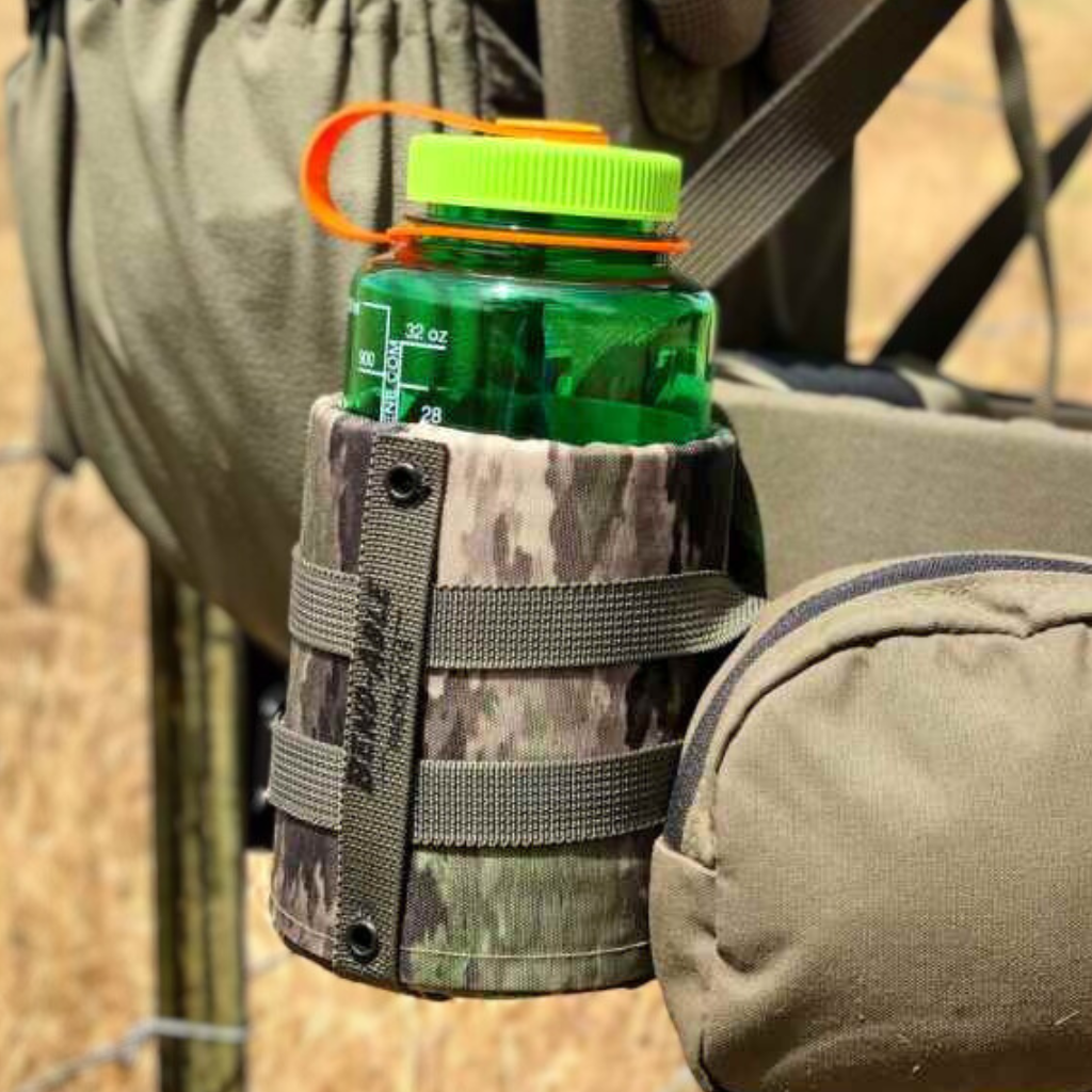 Bend-Able Backpack Water Bottle Holder-Camo